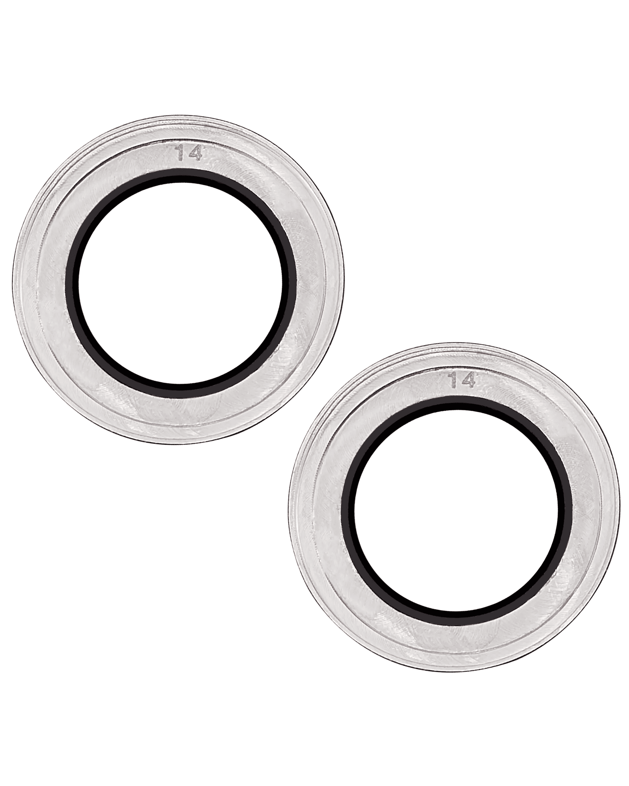 Casper Camera Lens Protector Compatible For iPhone 14 / 14 Plus (Red) (Clear)