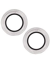 Casper Camera Lens Protector Compatible For iPhone 14 / 14 Plus (Red) (Clear)