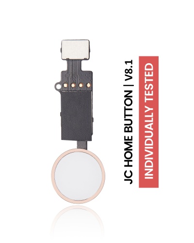 Home Button Solution Compatible For iPhone 7 / 7 Plus / 8 / 8 Plus / SE (2020) / SE (2022) (Rose Gold) (Version 8.1 / JC / Individually Tested For Functionality)