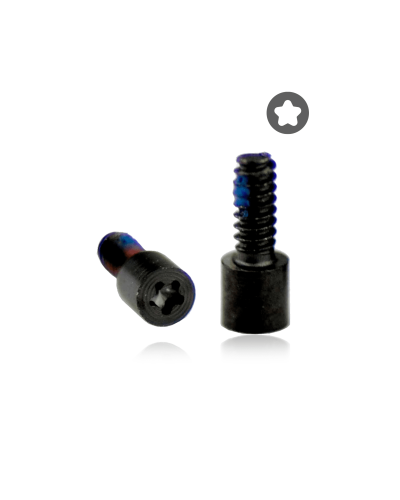 Bottom Screws Compatible For iPhone 5C (Black) (100 Pack)
