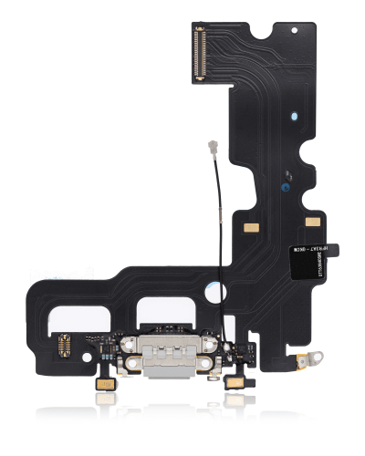 Charging Port Flex Cable Compatible For iPhone 6S Plus (Premium) (Silver)