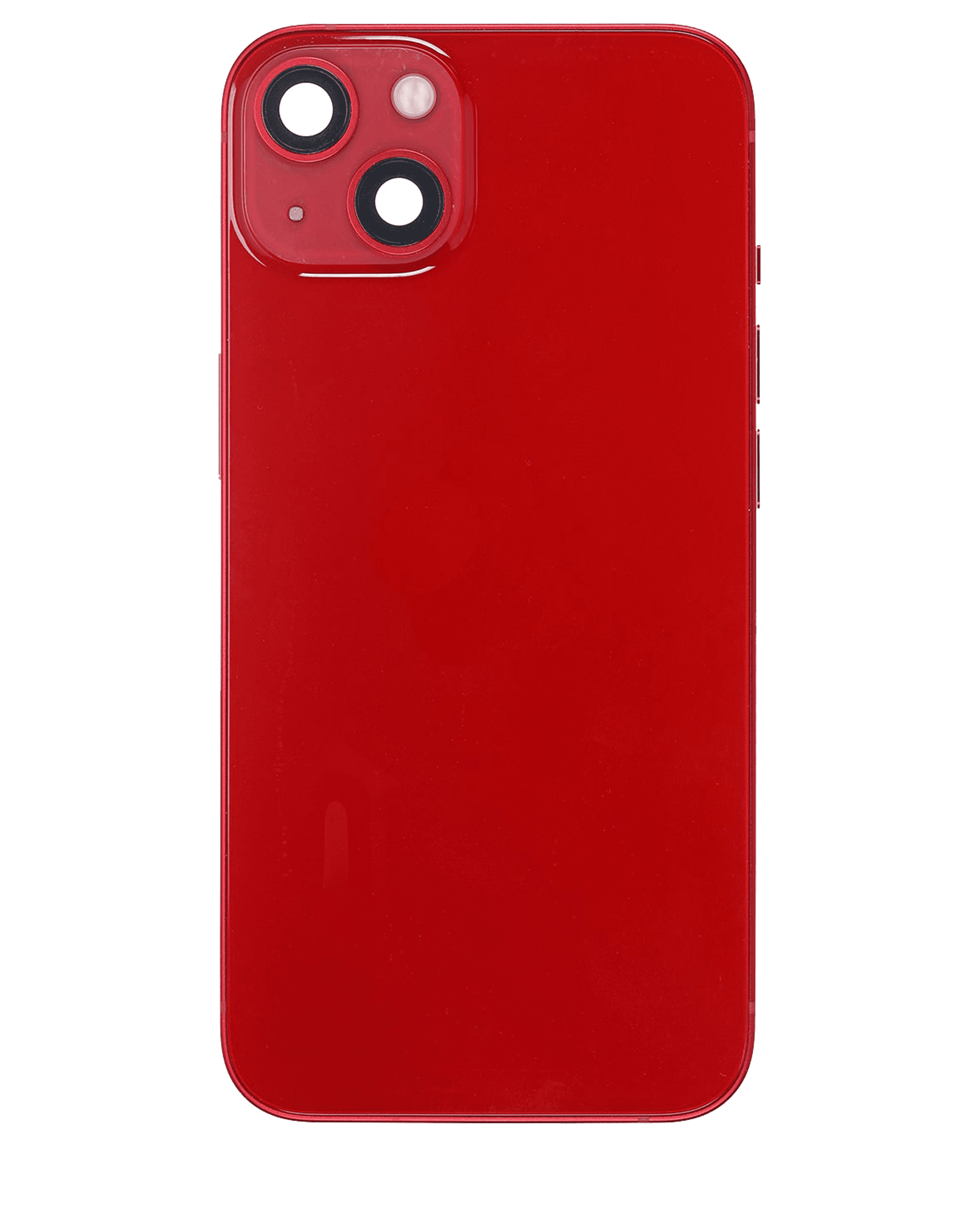 Back Housing W/ Small Components Pre-Installed Compatible For iPhone 13 (International Version) (Used OEM Pull: Grade A) (Red)