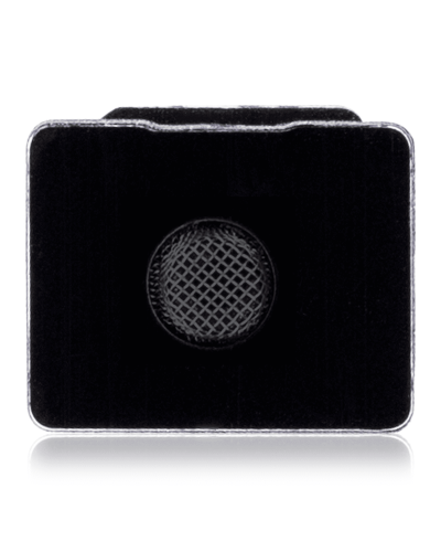 Flash Light / Power Flex Bracket With Microphone Mesh Compatible For iPhone 11 (Black) (10 Pack)