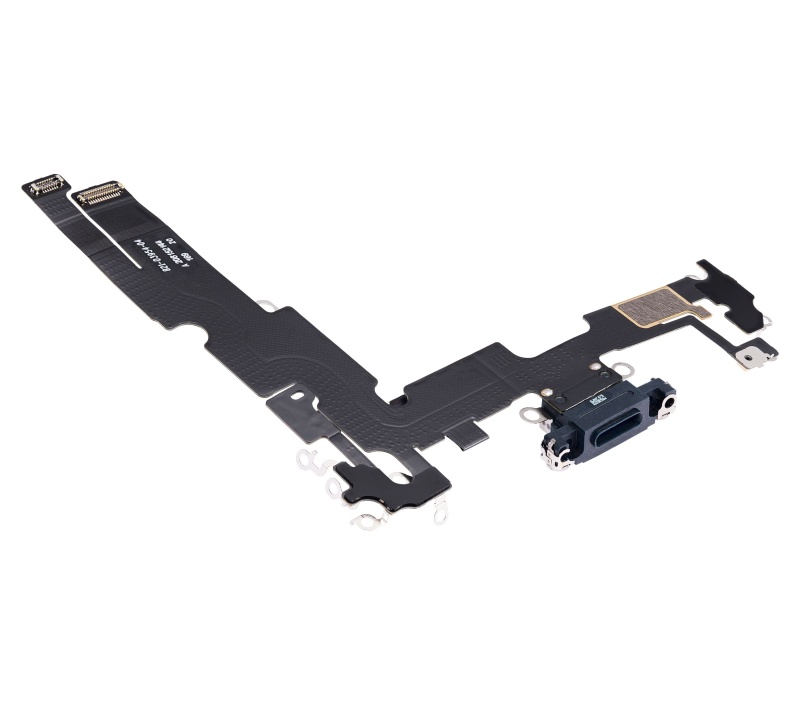 Charging Port Flex Cable Compatible For iPhone 14 Plus (Premium) (Midnight)