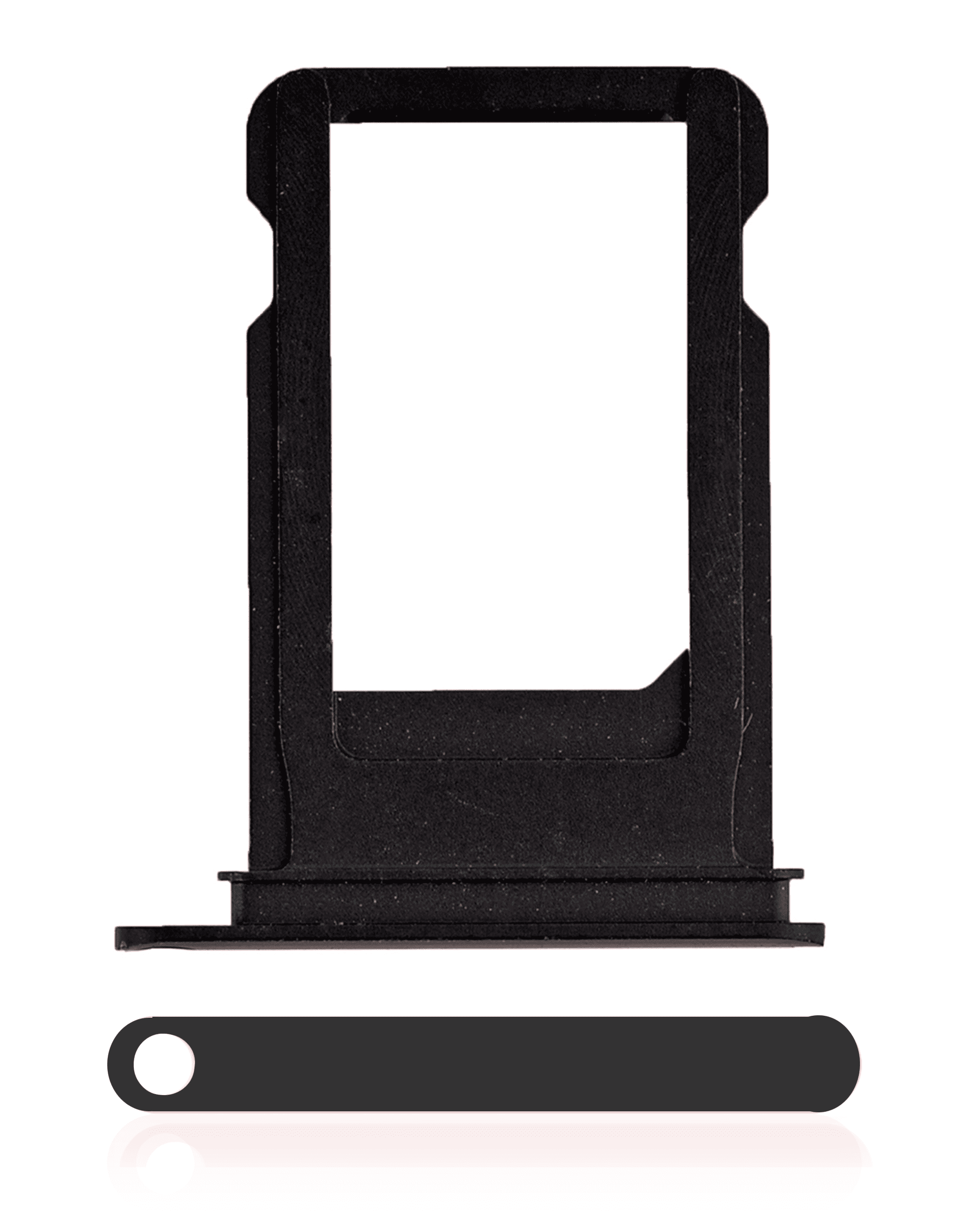 Sim Tray Compatible For iPhone 7 (Jet Black)