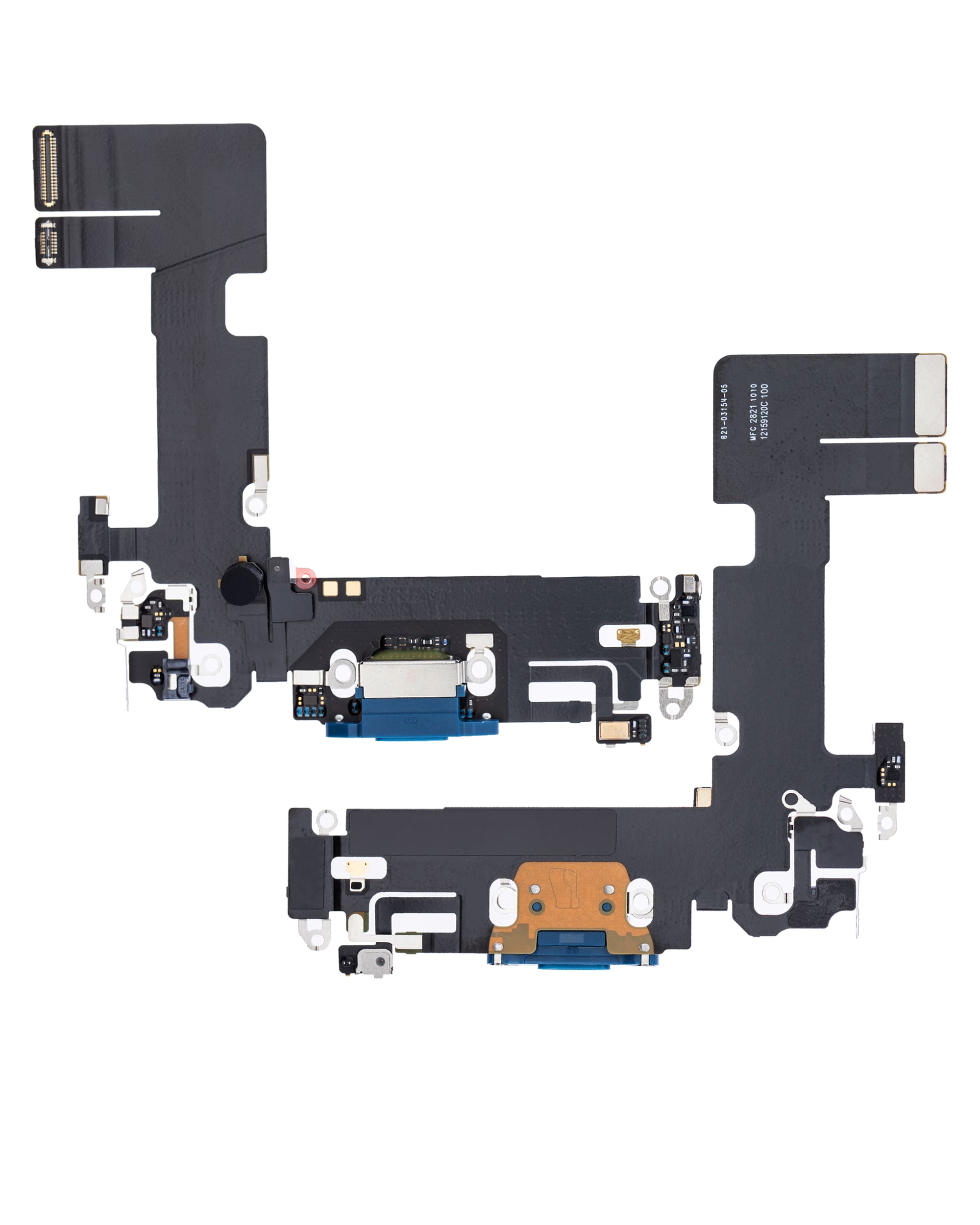 Charging Port Flex Cable Compatible For iPhone 13 (Premium) (Blue)