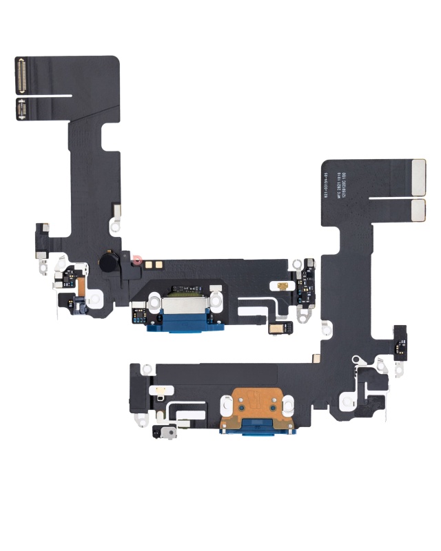 Charging Port Flex Cable Compatible For iPhone 13 (Premium) (Blue)