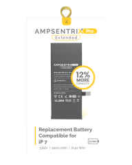 Extended Capacity Replacement Battery Compatible For iPhone 7 (AmpSentrix Pro Extended)