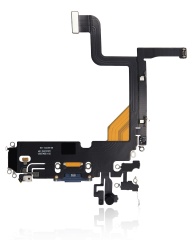 Charging Port Flex Cable Compatible For iPhone 13 Pro (Used OEM Pull) (Sierra Blue)