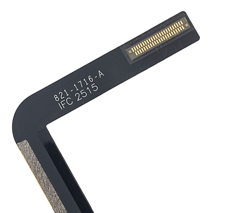 Charging Port Flex Cable Compatible For iPad Air 1 / iPad 5 (2017) / iPad 6 (2018) (Soldering Required) (Premium) (White)