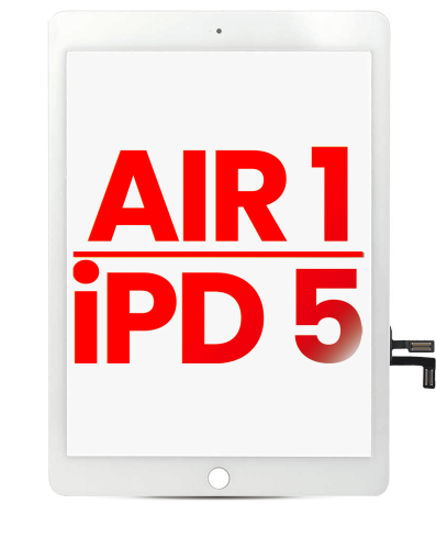 Digitizer Compatible For iPad Air 1 / iPad 5 (2017) (No Home Button Installed) (Aftermarket Plus) (White)