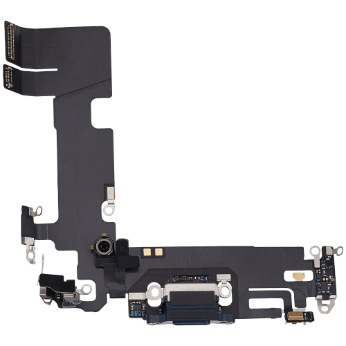 Charging Port Flex Cable Compatible For iPhone 13 (Used OEM Pull) (Midnight)