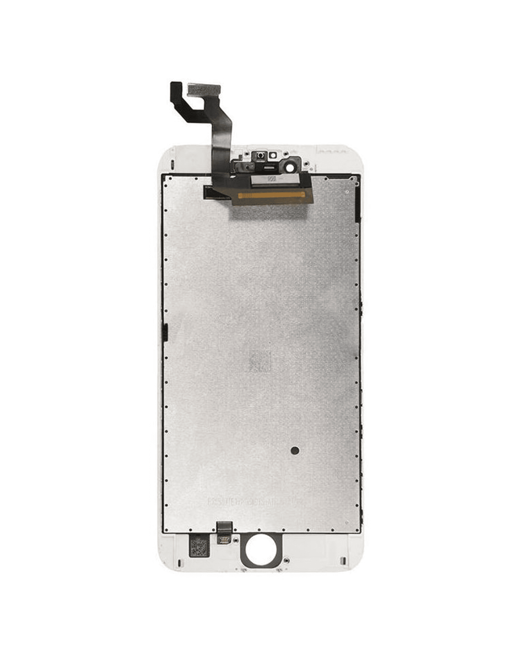 LCD Assembly With Steel Plate Compatible For iPhone 6S Plus (Aftermarket) (White)