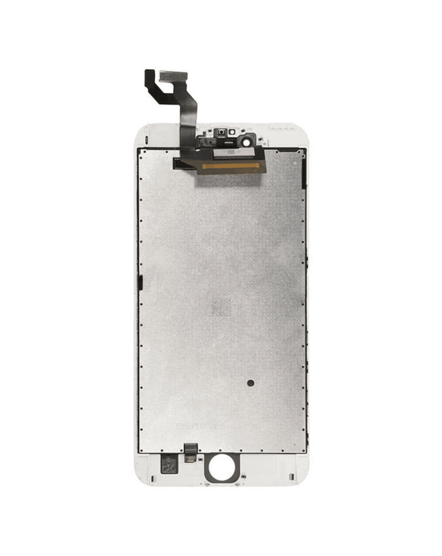 LCD Assembly With Steel Plate Compatible For iPhone 6S Plus (Aftermarket) (White)