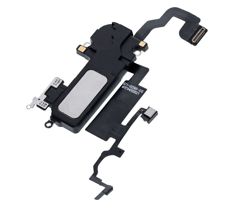 Earpiece Speaker With Proximity Sensor Cable Compatible For iPhone 12 Pro Max (Warning: Irreparable Face ID Functionality) (Aftermarket)