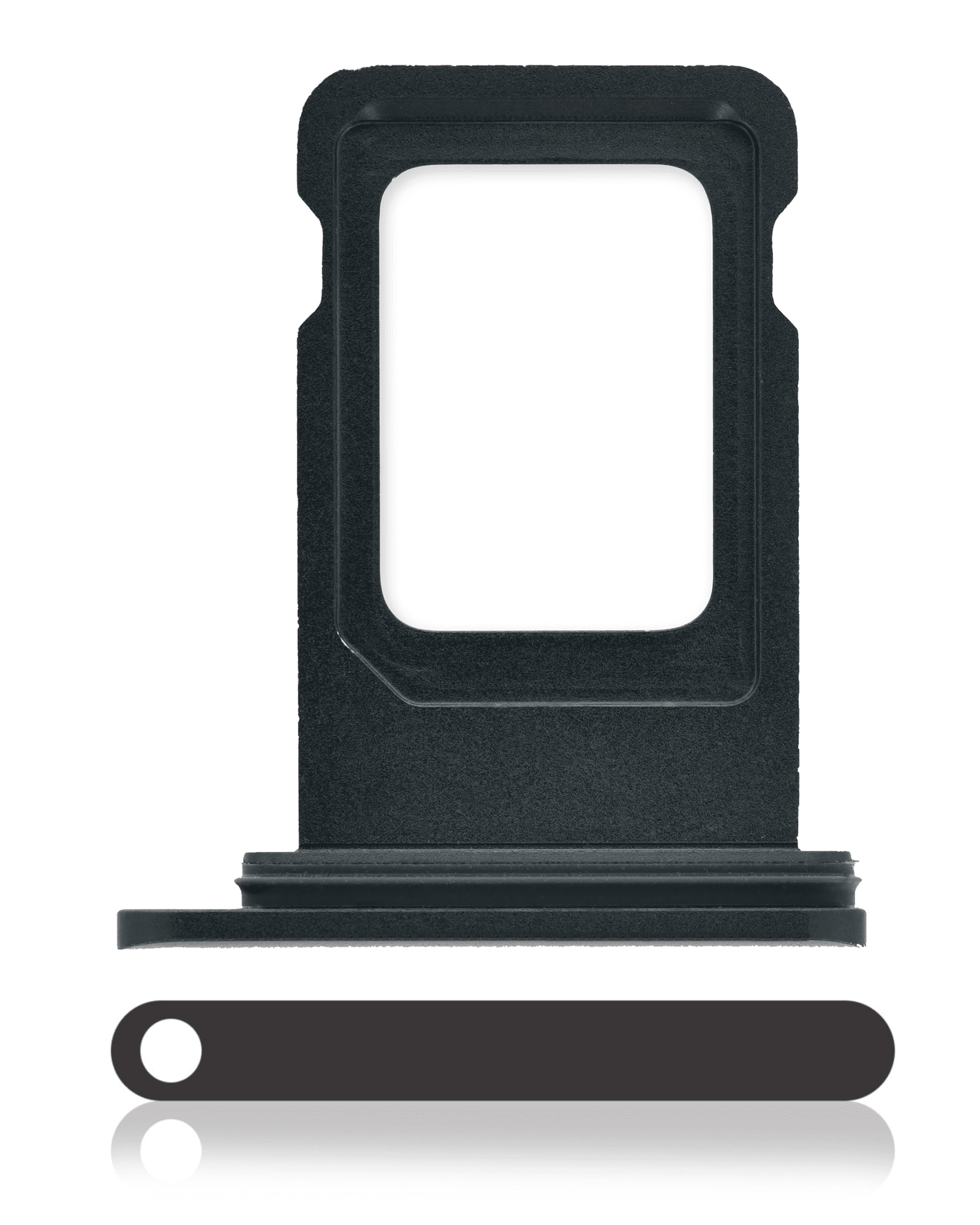 Dual Sim Card Tray Compatible For iPhone 11 (Black)