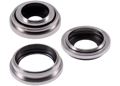 Back Camera Lens With Bracket & Bezel Compatible For iPhone 15 Pro (3 Piece Set) (Premium) (White Titanium)