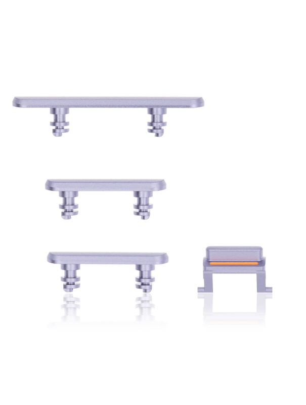 Hard Buttons (Power / Volume / Switch) Compatible For iPhone 11 (Purple)