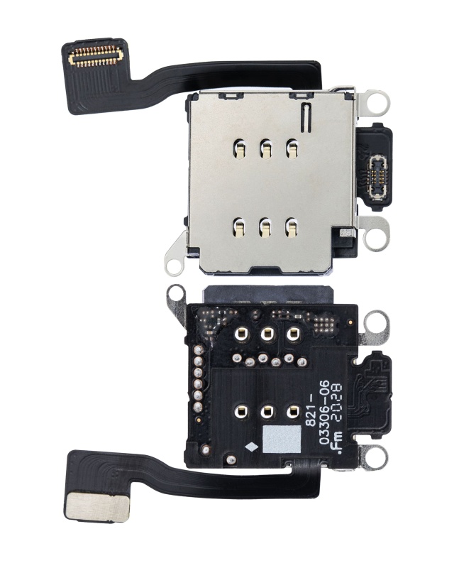 Dual Sim Card Reader Compatible For iPhone 13