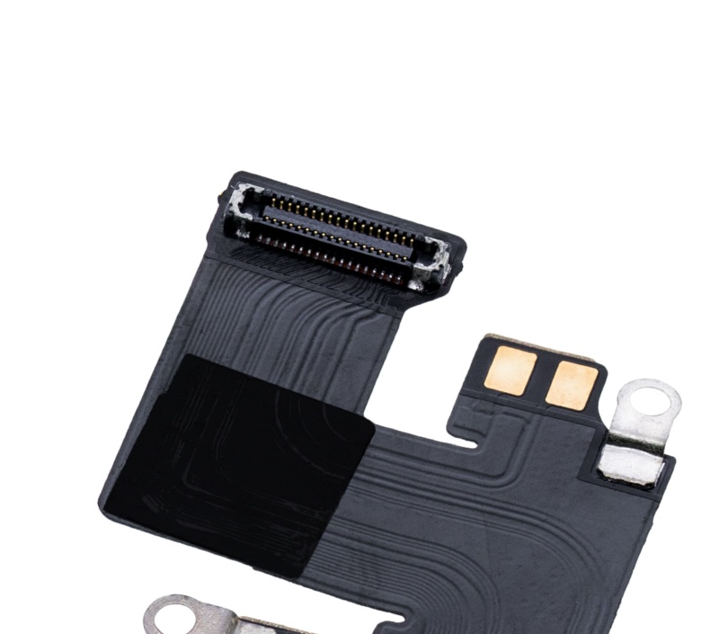 Charging Port Flex Cable Compatible For iPhone 6 Plus (Aftermarket) (Silver)