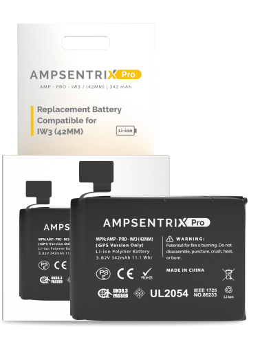Replacement Battery Compatible For Watch Series 3 (42MM) (GPS Version Only) (AmpSentrix Pro)