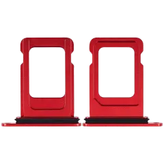 Single Sim Card Tray Compatible For iPhone 14 / 14 Plus (Red)