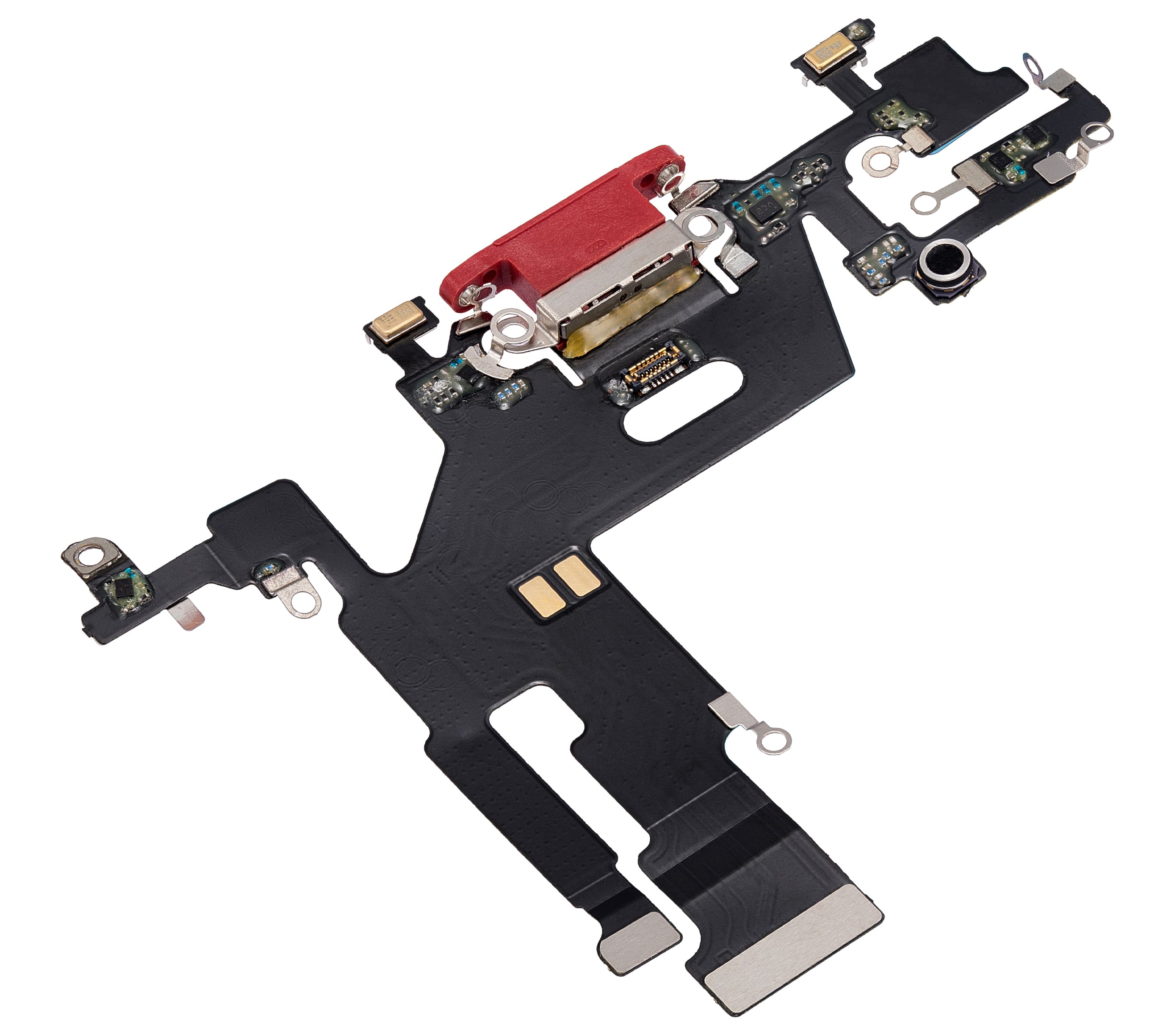 Charging Port Flex Cable Compatible For iPhone 11 (Aftermarket Plus) (Red)