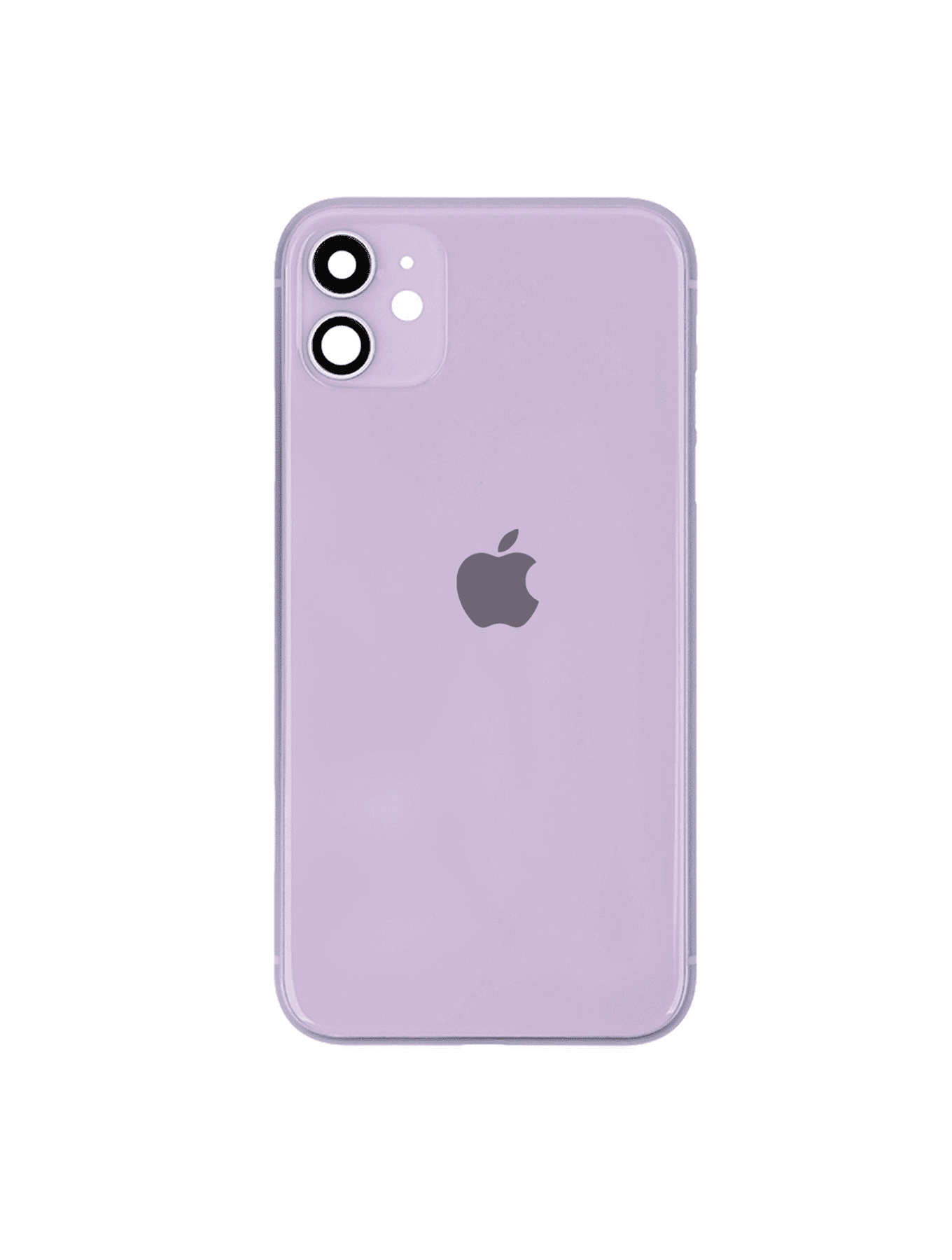 Back Housing W/ Small Components Pre-Installed Compatible For iPhone 11 (Used OEM Pull: Grade A) (Purple)