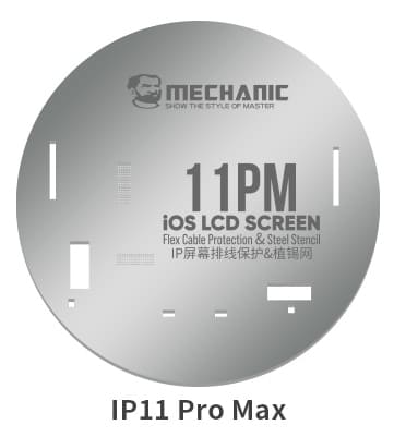 Screen Cable IC Protection Stencil Compatible For iPhone 11 To 13 Pro Max (Mechanic)