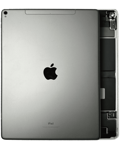 Back Housing W/ Small Components Pre-Installed Compatible For iPad Pro 12.9 2nd Gen (WIFI cellular) (Used OEM Pull: Grade C) (Silver)