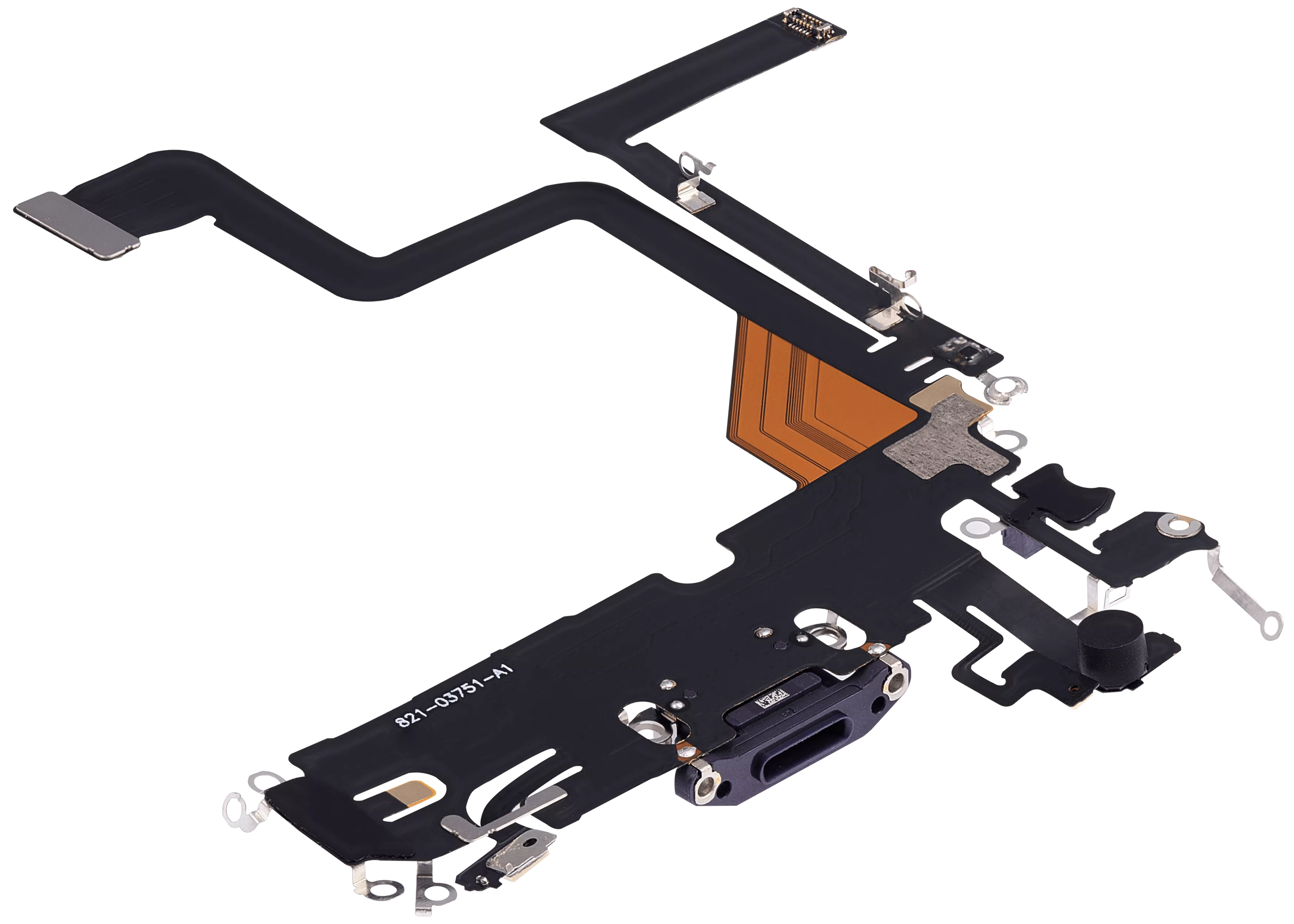 Charging Port Flex Cable Compatible For iPhone 14 Pro (Aftermarket Plus) (Deep Purple)