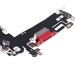 Charging Port Flex Cable Compatible For iPhone 13 (Aftermarket Plus) (Red)