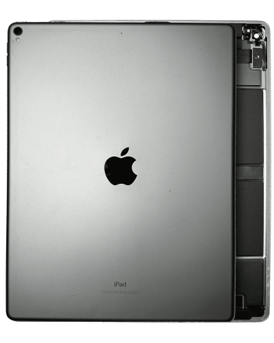 Back Housing W/ Small Components Pre-Installed Compatible For iPad Pro 12.9 2nd Gen (WIFI) (Used OEM Pull: Grade B) (Space Gray)