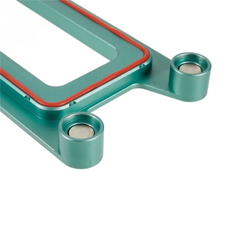 Magnetic Pressure Holding Mold Compatible For iPhone 13 Mini (2 Pack)