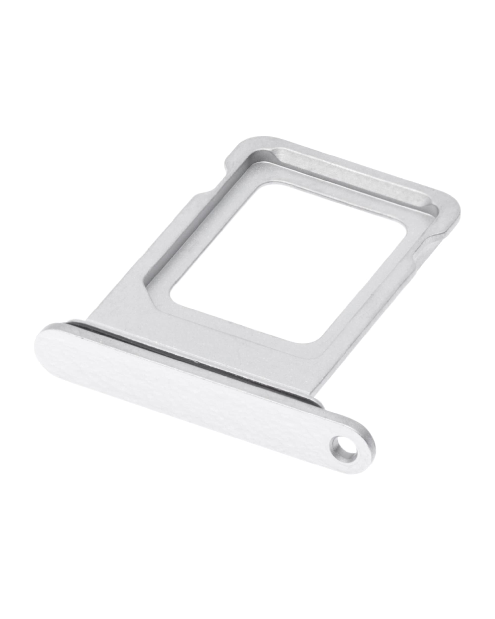 Dual Sim Card Tray Compatible For iPhone 13 Pro / 13 Pro Max (Silver)