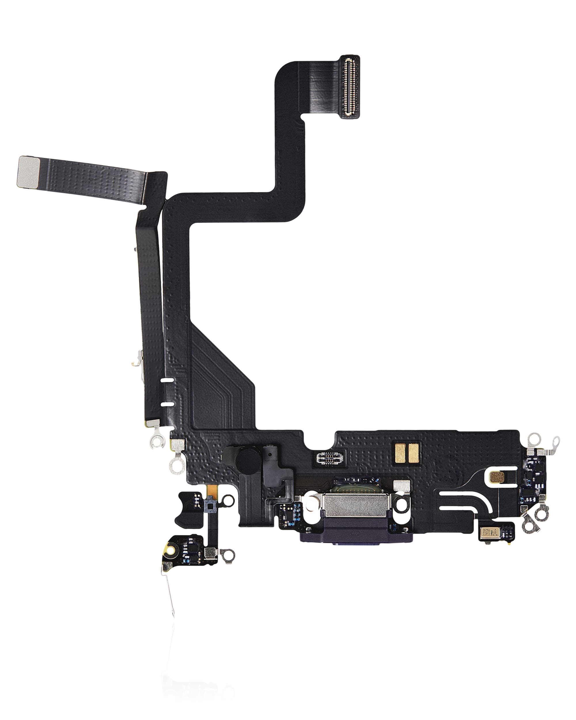 Charging Port Flex Cable Compatible For iPhone 14 Pro (Premium) (Deep Purple)