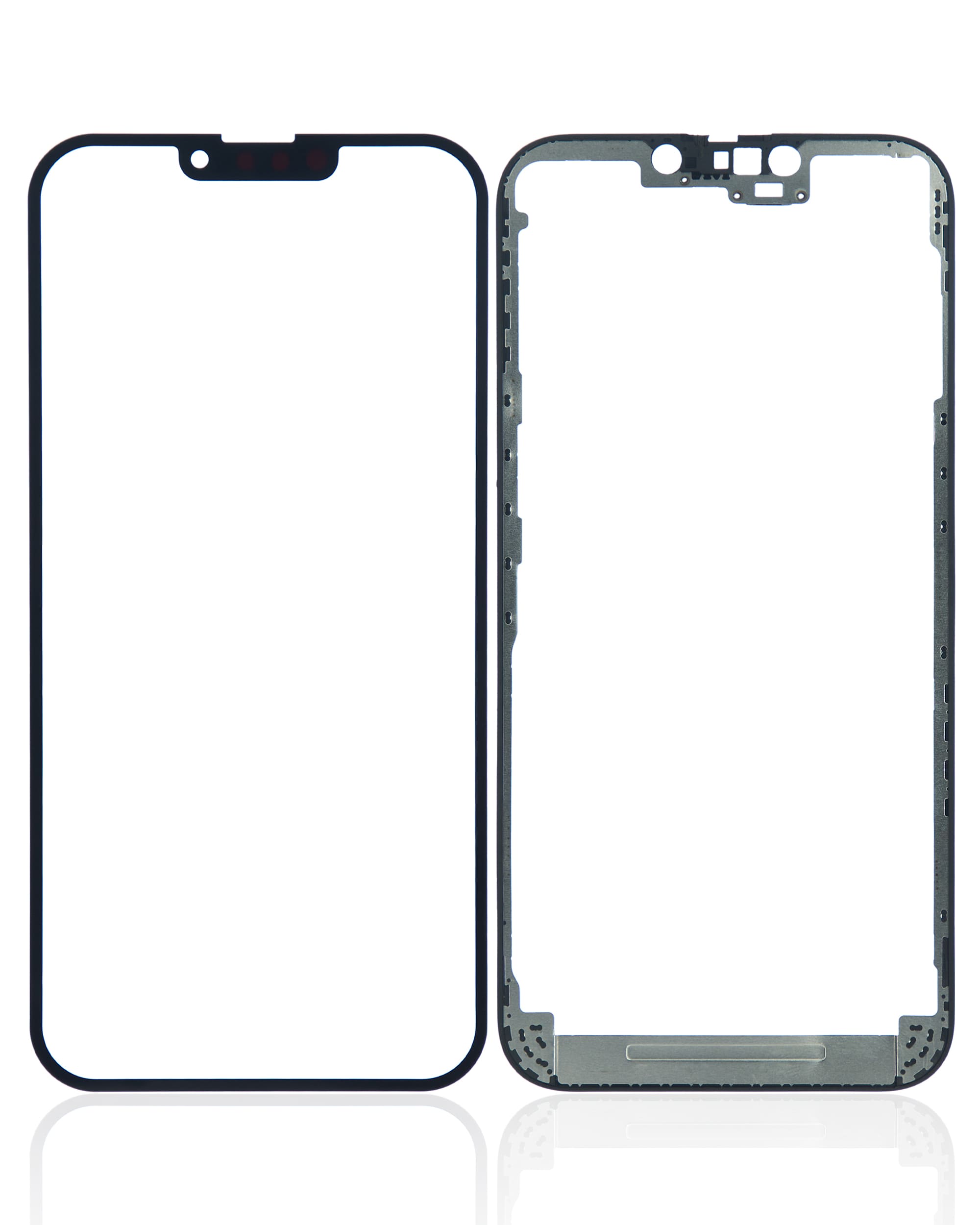2 in 1 With Frame Included (Front Glass + OCA Pre-Installed) Compatible For iPhone 13 Pro Max (OCA Master)