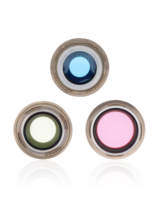 Back Camera Lens With Bracket & Bezel Compatible For iPhone 13 Pro / 13 Pro Max (Gold) (Real Sapphire / Premium)