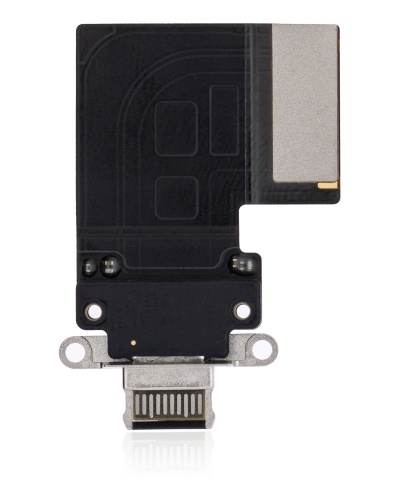 Charging Port Flex Cable Compatible For iPad Pro 12.9" 3rd Gen (2018) / 4th Gen (2020) / iPad Pro 11" 1st Gen (2018) / Pro 11" 2nd Gen (2020) (Premium) (Black)