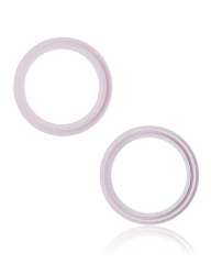 Back Camera Bezel Ring Only Compatible For iPhone 13 / 13 Mini (Pink) (2 Piece Set)