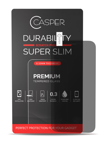 Casper Tempered Glass Compatible For iPhone 12 Mini (Retail Pack) (Privacy)