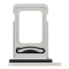Dual Sim Card Tray Compatible For iPhone 11 (White)