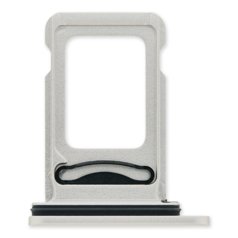 Dual Sim Card Tray Compatible For iPhone 11 (White)