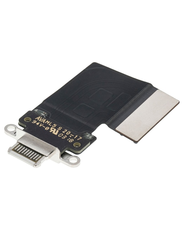 Charging Port Flex Cable Compatible For iPad Pro 12.9" 3rd Gen (2018) / 4th Gen (2020) / iPad Pro 11" 1st Gen (2018) / Pro 11" 2nd Gen (2020) (Premium) (White)