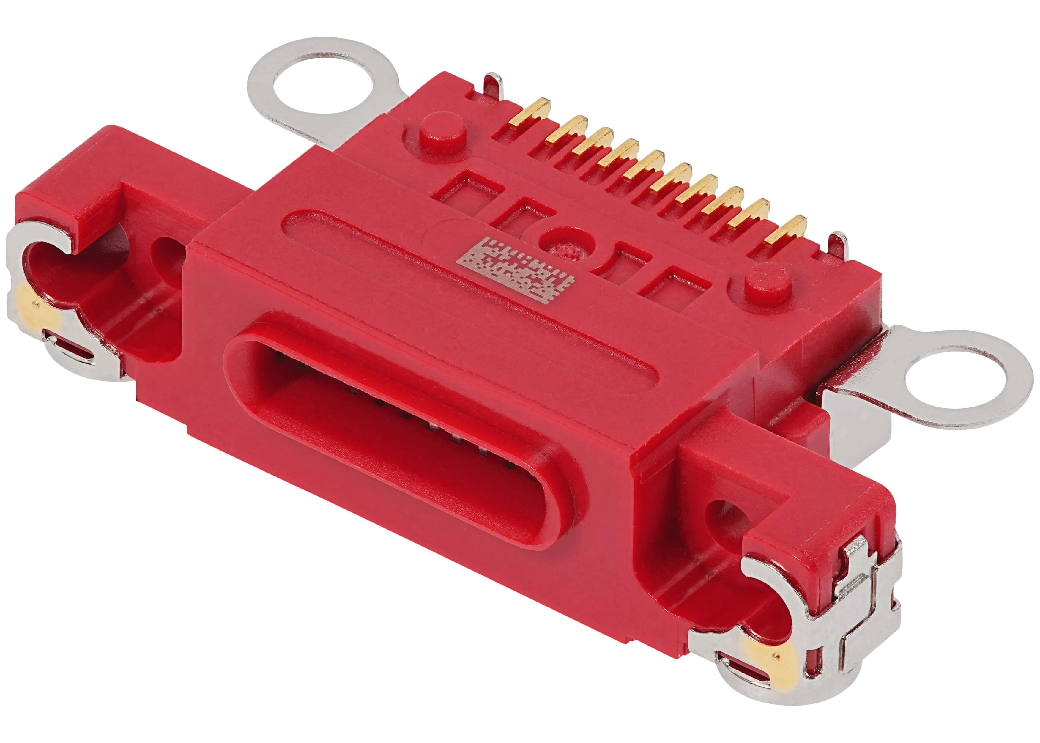 Charging Port Only Compatible For iPhone 14 / 14 Plus (Red) (10 Pack)