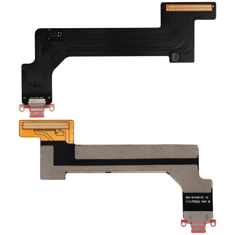 Charging Port Flex Cable Compatible For iPad 10 (2022) (4G Version) (Aftermarket Plus) (Pink)