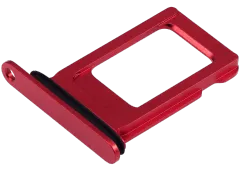 Single Sim Card Tray Compatible For iPhone 14 / 14 Plus (Red)
