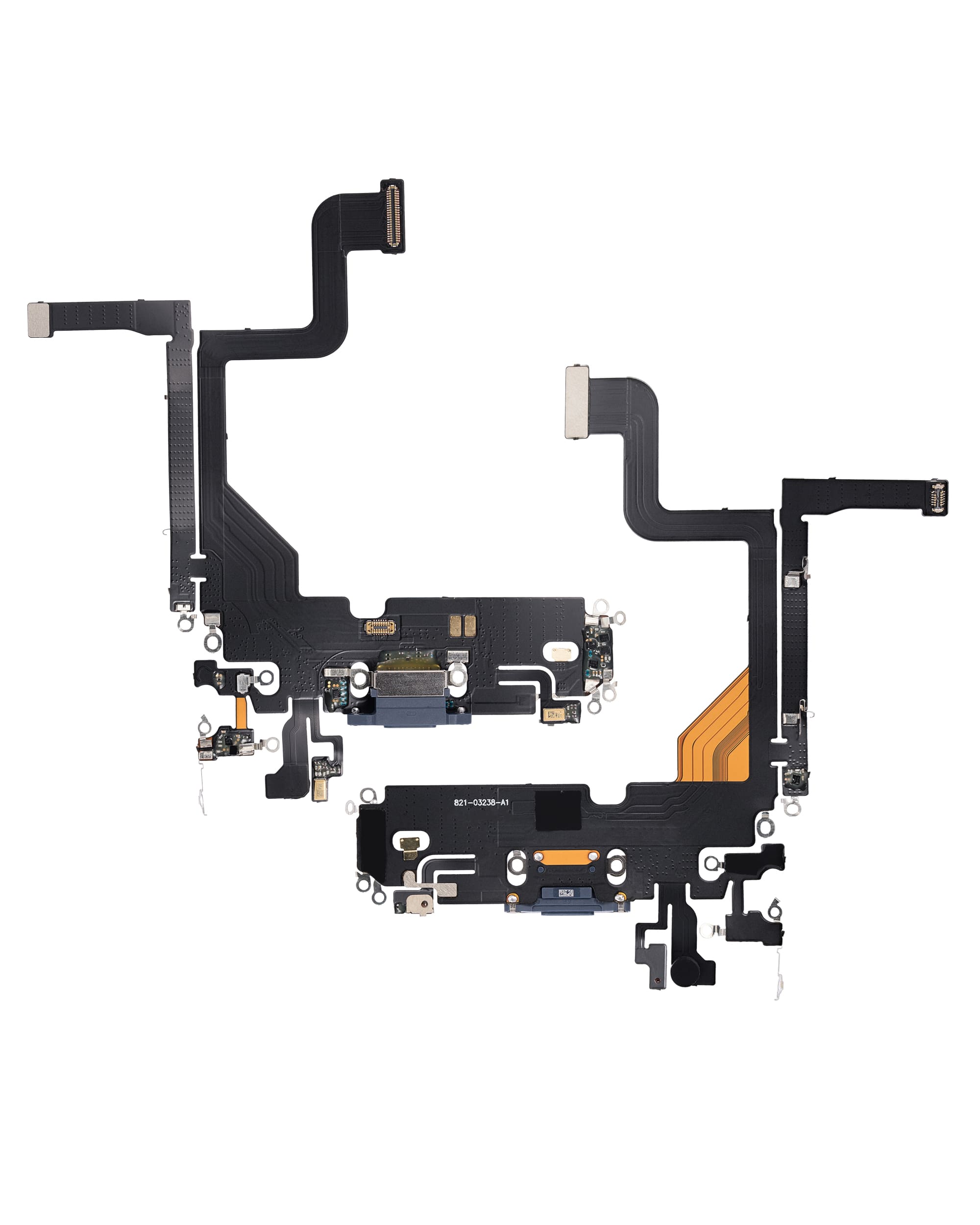 Charging Port Flex Cable Compatible For iPhone 13 Pro (Aftermarket Plus) (Sierra Blue)