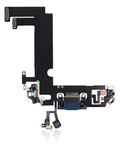 Charging Port Flex Cable Compatible For iPhone 12 Mini (Used OEM Pull) (Blue)