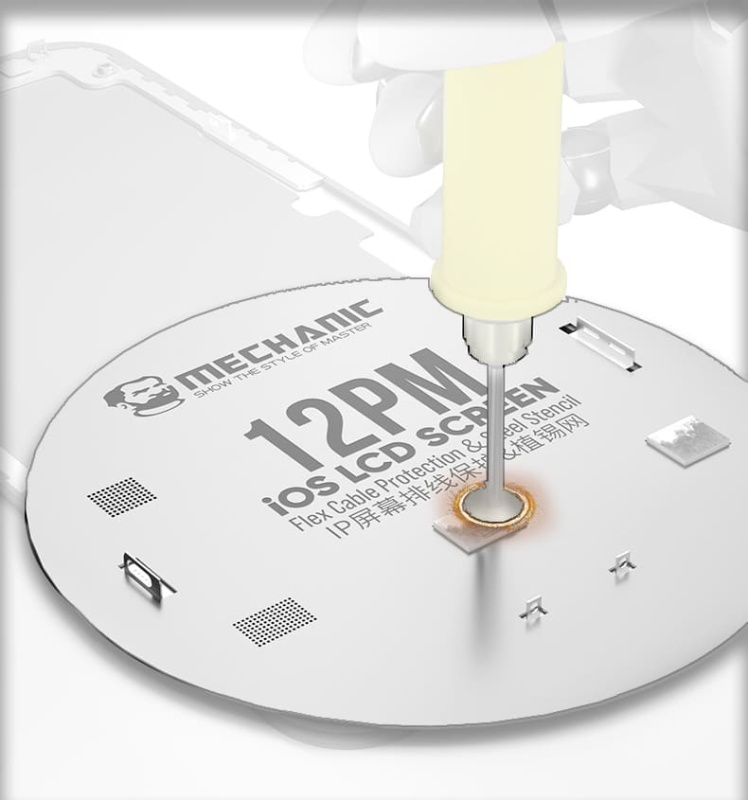 Screen Cable IC Protection Stencil Compatible For iPhone 11 To 13 Pro Max (Mechanic)